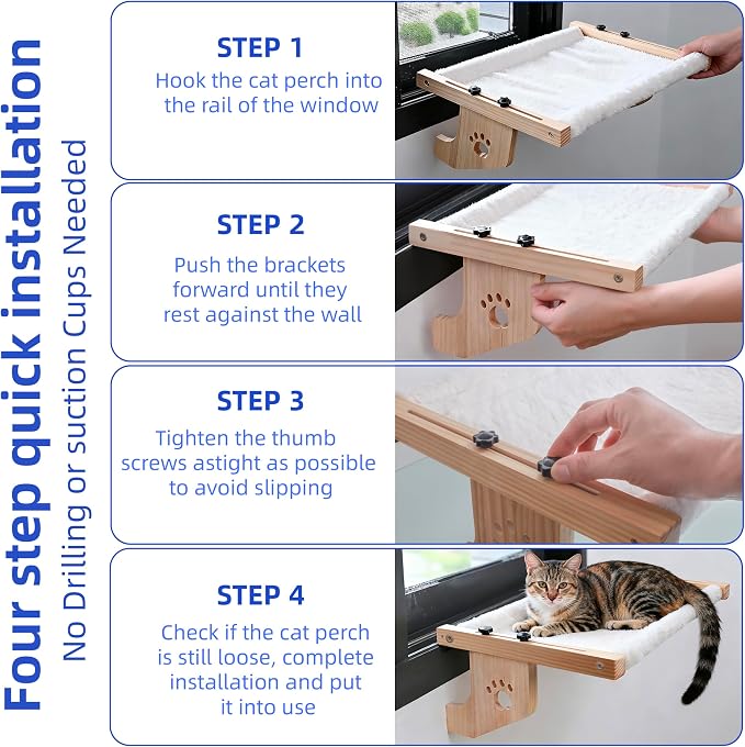 ESPETS Cat Window Sill Perch - Image 4