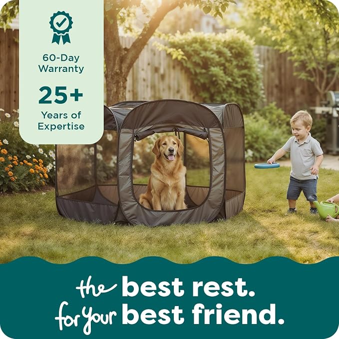 FurHaven Portable Pet Playpen for Dogs & Cats, Large Indoor Kitten Playpen - Image 9