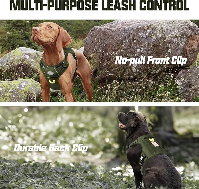 AUROTH Tactical Dog Harness for Large Dogs No Pull Adjustable Pet Harness - Image 5