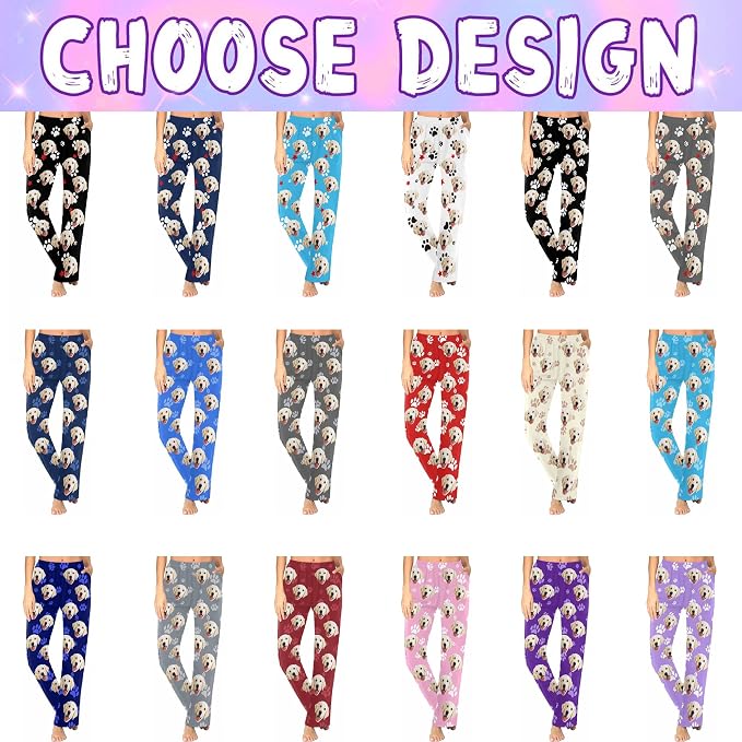 Custom Couple Pajama Pants Sock - Image 4