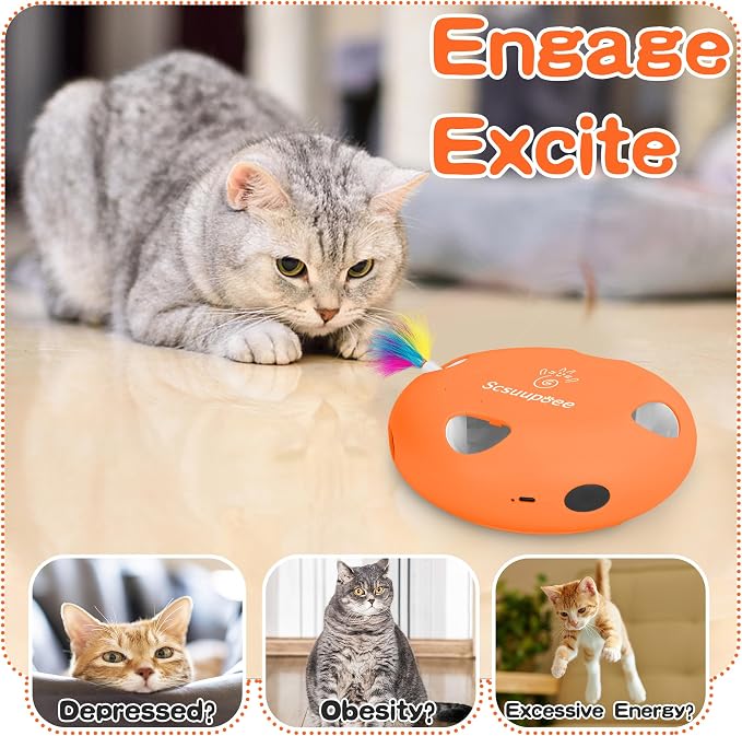 Interactive Cat Toy, Electric Cat Toys - Image 2