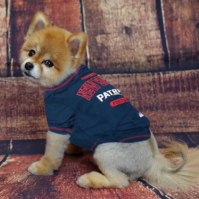 NFL New England Patriots Dog T-Shirt - Image 2
