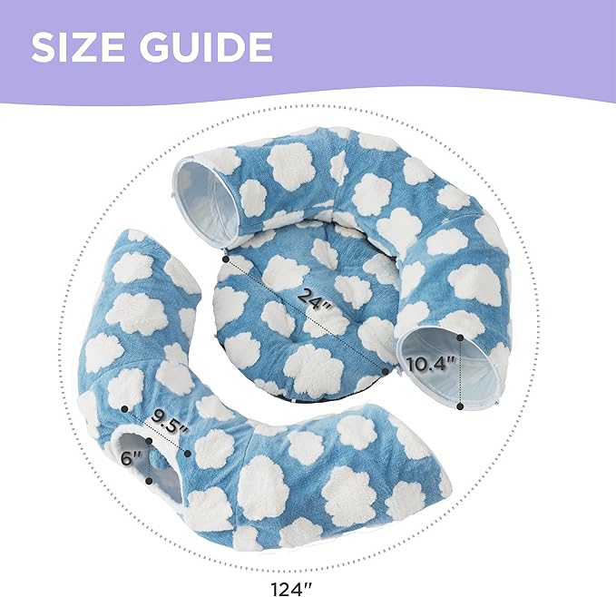 Lesure Large Cat Tunnel Bed - Image 5