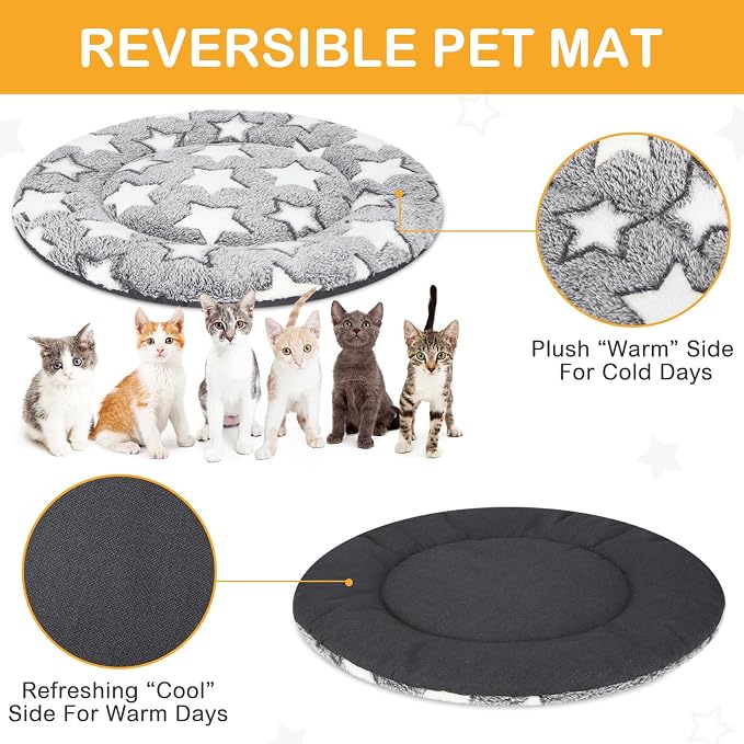 VitalCozy 4 Pcs Dog Crate Pads, Ultra Soft Warm Washable Anti-Slip Kennel Bed - Image 5