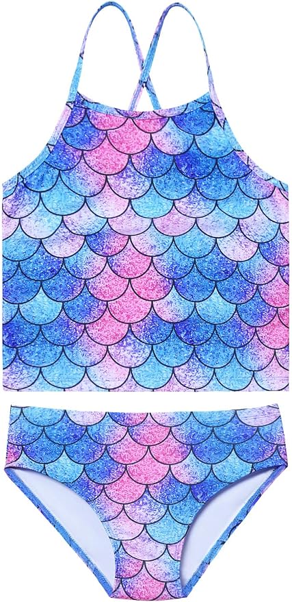 Jxstar Girls 2-Piece Bathing Suit Unicorn Swimsuits Swimwear Tankini by Jxstar