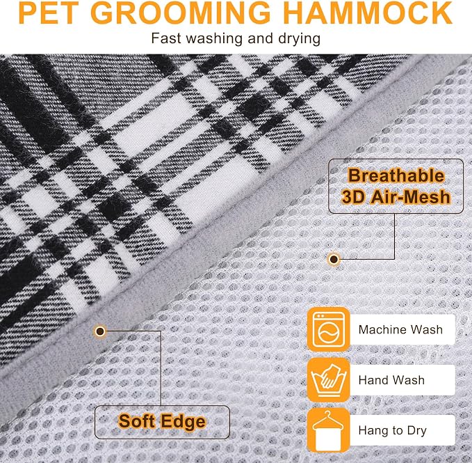 BEAUTYZOO Dog Grooming Hammock, Medium Dog Sling - Image 3
