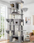 Globlazer Large Cat Tree, 80 inch Multi-Level Tall Climbing Tower Kitty Condos by Globlazer
