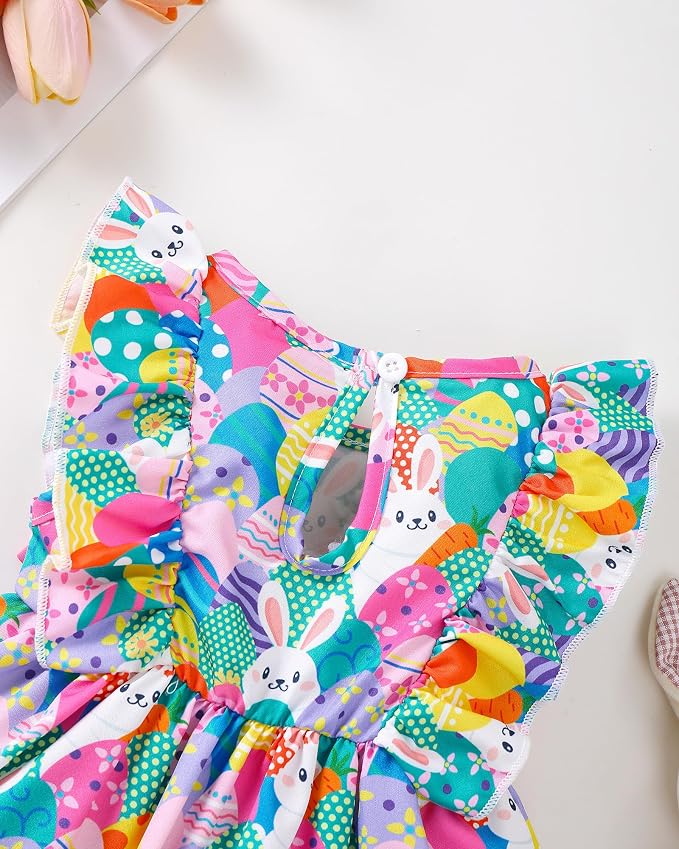 Mioglrie Baby Girl Dress Summer Girl Clothes Infant Outfits Newborn Ruffle - Image 5