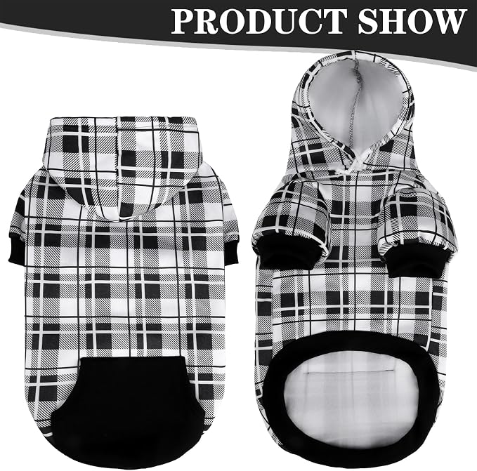 EXPAWLORER Plaid Dog Hoodie - Image 5
