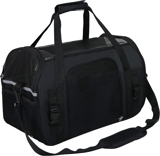 EliteField Soft Pet Carrier Soft Sided Dog Puppy Cat Carrier Travel Bag - Image 7