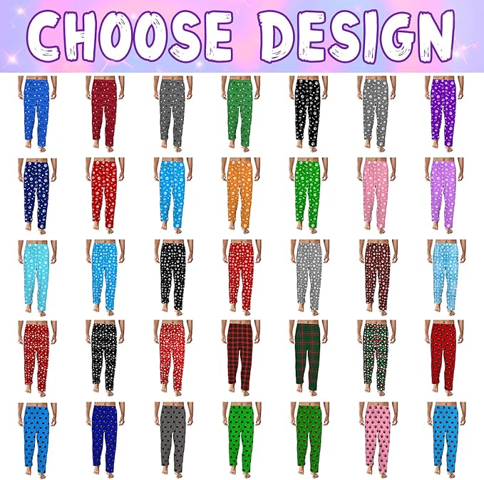 Custom Couple Pajama Pants Sock - Image 2