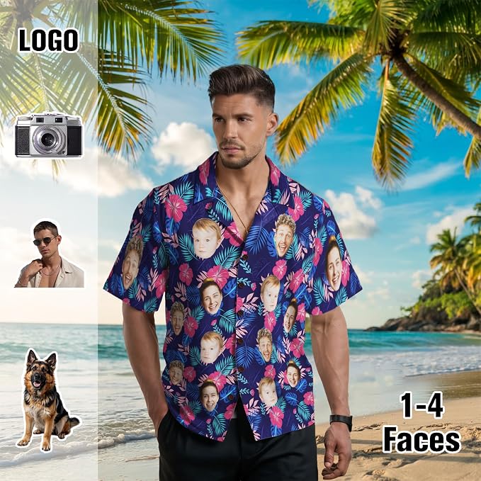 Custom Hawaiian Shirt with Face - Image 6