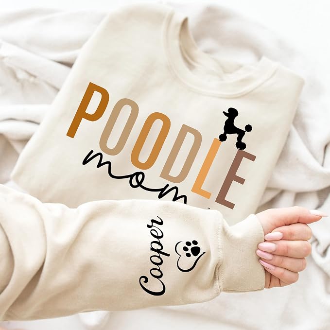 Personalized Dog Sweatshirt for Pet Lovers, Custom Name Crewneck, Cozy Gift for - Image 4