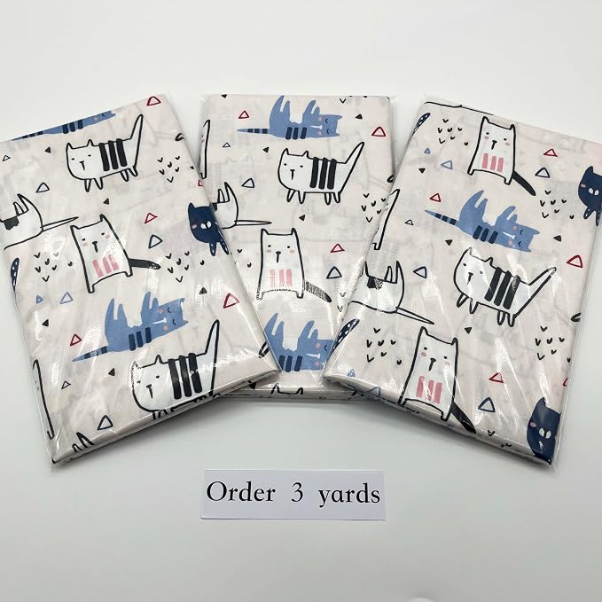 1 Yard 43" x 36" Premium Floral Cotton Quilting Sewing Fabric, DIY Sewing - Image 6