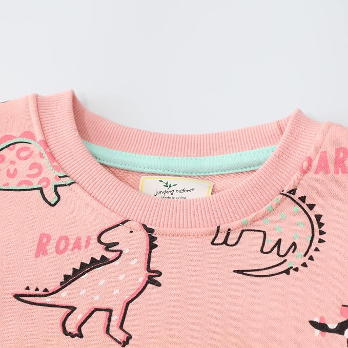 RETSUGO Toddler Baby Girls Sweatshirts Casual Pullover Crewneck Winter Long - Image 5