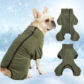 Mihachi Dog Snow Suit Dog Coat Soft Fleece Pullover Pajamas, Pet Windproof Warm by Mihachi