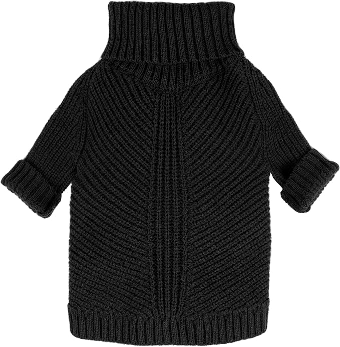 Fitwarm Dog Turtleneck Sweater, Thermal Knitted Pet Coat, Dog Winter Clothes by Fitwarm