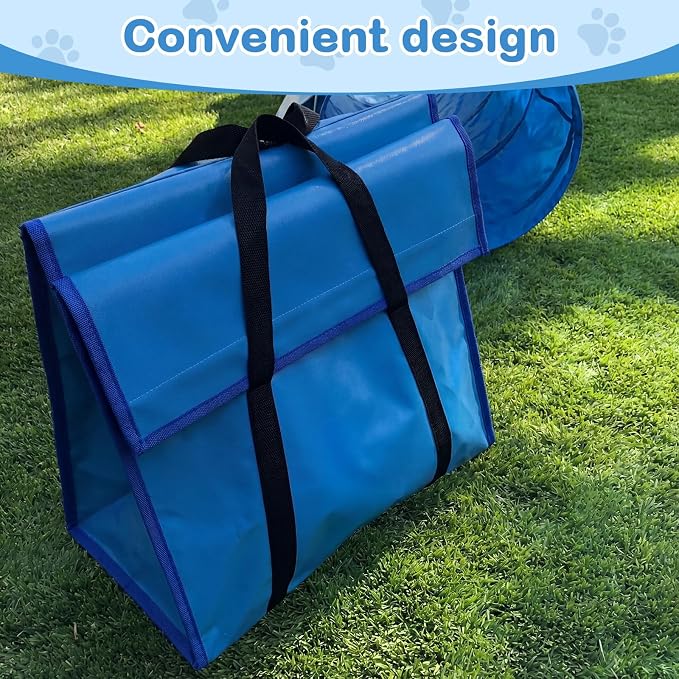 2 Set Dog Agility Tunnel Sandbags, Dog Tunnel Weight Bags Heavy-Duty PVC - Image 6