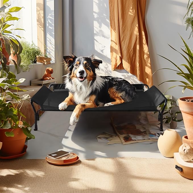 Veehoo Cooling Elevated Dog Bed, Raised Pet Cot - Image 7