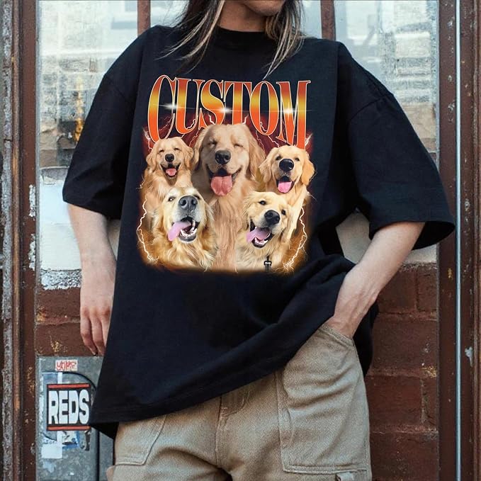 Custom Dad Shirt Personalized Picture T-Shirt - Image 5
