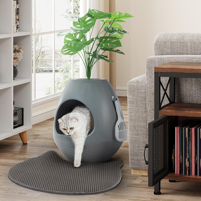 Eggloa6 Cat Litter Box Enclosure - Image 9