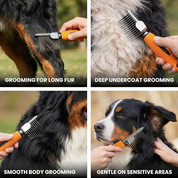 Poodle Dematting Fur Rake Comb Brush - Image 6