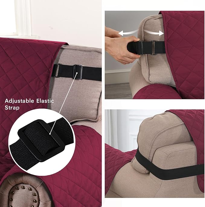 H.VERSAILTEX Sofa Slipcover for Dogs/Cats/Pets Sofa Cover Quilted Furniture - Image 4
