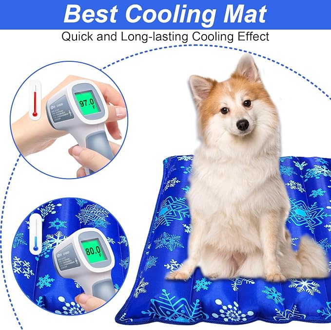 Dog Cooling Mat, 47.5" x 23.5" Cooling Mat - Image 5