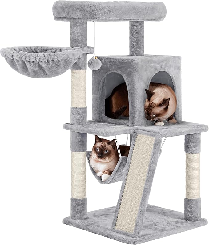 Yaheetech Cat Tree Tower, 40-Inch Condo by Yaheetech