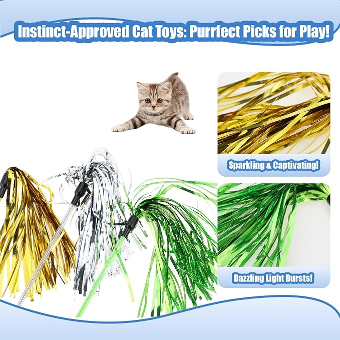 ADUCK Interactive Cat Teaser Wand Toy - Image 5