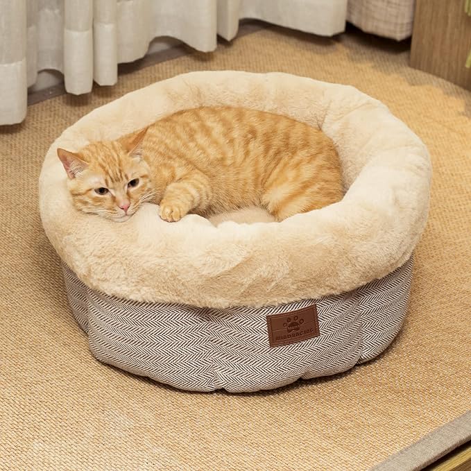 WINDRACING Cat Beds for Indoor Cats, Dog Bed for Small Dogs Breeds, Soft Kennel - Image 6
