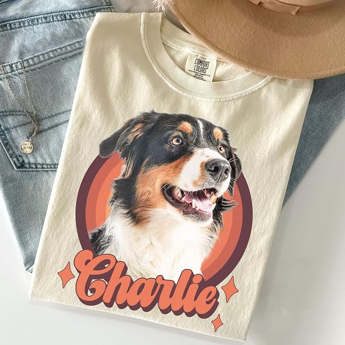 Custom Dad Shirt Personalized Picture T-Shirt - Image 3