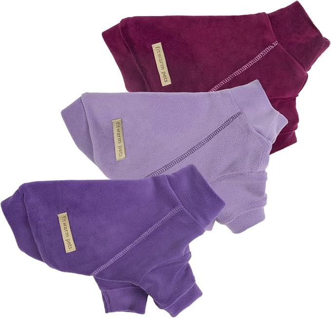 Fitwarm 3 Pack Classic Fleece Dog Sweater, Turtleneck Dog Sweatshirt, Dog - Image 5