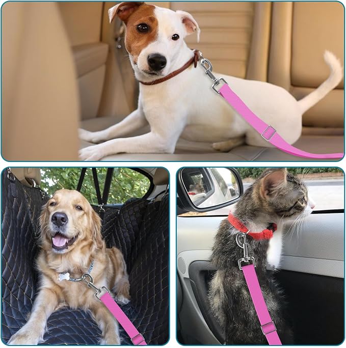Adjustable pet cat and Dog car seat Belt The Lanyard is Flexible and Adjustable - Image 6