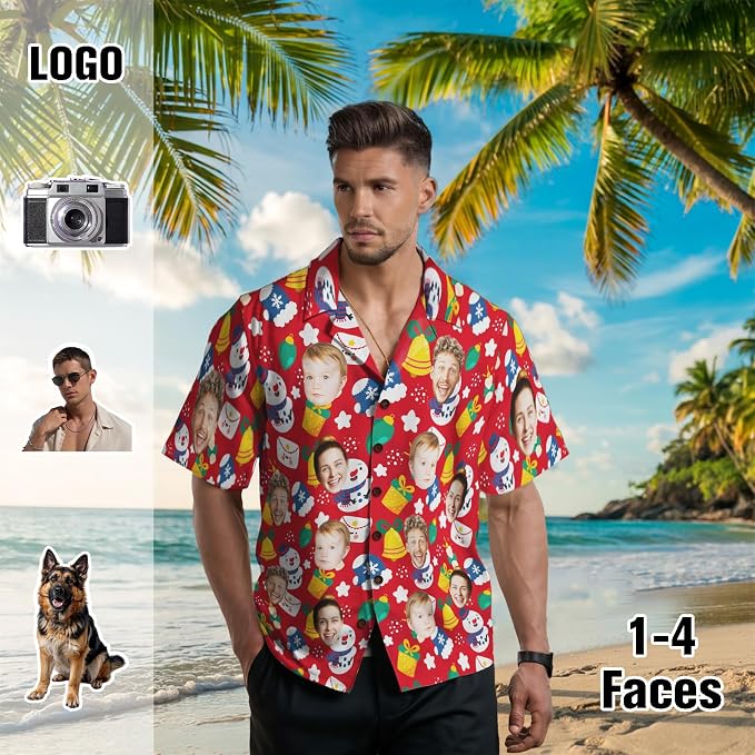 Custom Hawaiian Shirt with Face - Image 6