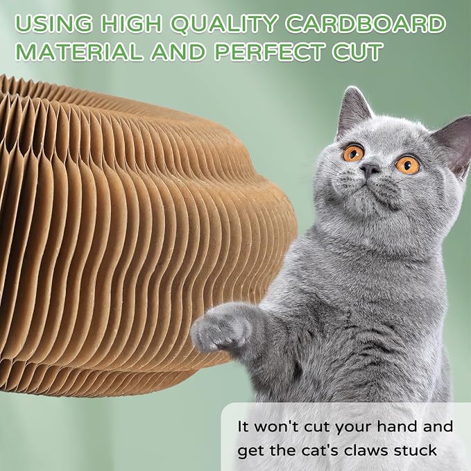 2Pack Magic Organ Cat Scratching Board Cat Accordion Toy Cats Scratching Post - Image 9