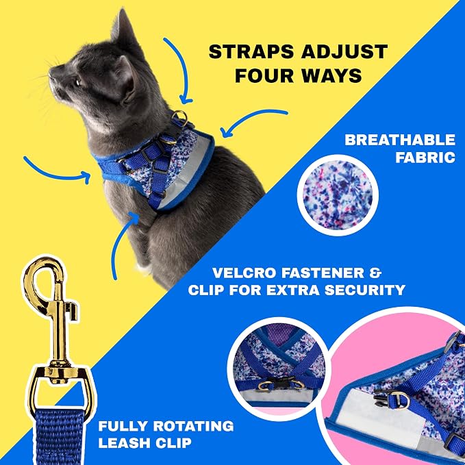 Travel Cat Harness and Leash Set - Image 3