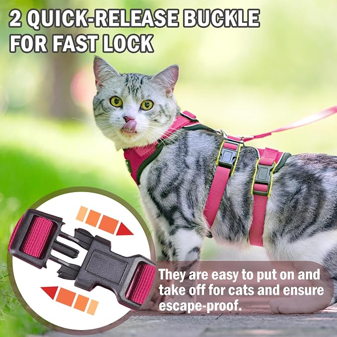 PUPTECK Cat Harness and Leash Set Escape Proof - Image 3