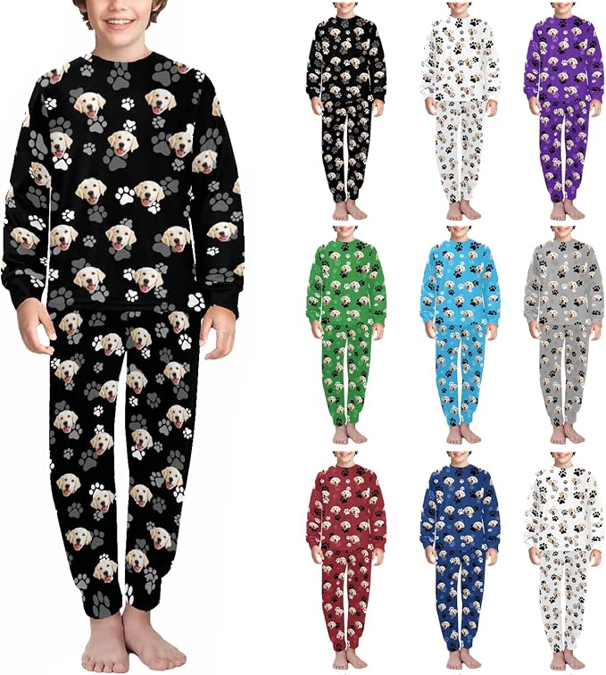 MyPupSocks Customizable Pet Lover Pajama Sets | Personalized Face Printed - Image 2