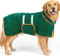 Bienbee Dog Bathrobe, Super Absorbent for Small to Large Dogs, Green XL by Bienbee