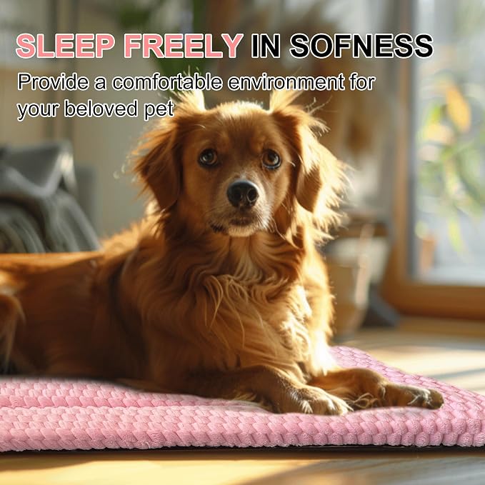 Dog Bed Crate Mat, Soft Durable Washable Anti-Slip Kennel Pad - Image 3