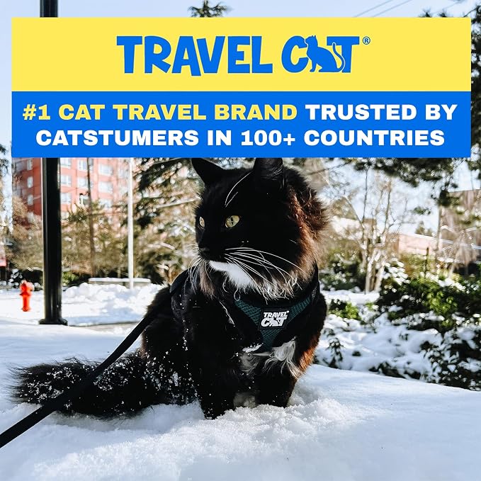 Travel Cat The Emerald Explorer Limited Edition Green Harness and Leash Set - Image 5