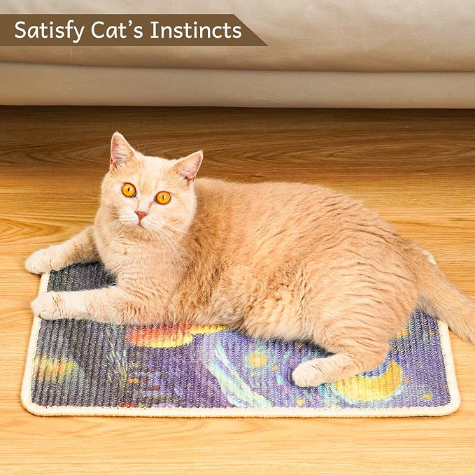 SOLDAY Sisal Cat Wall Scratcher 22x13 inch - Image 6