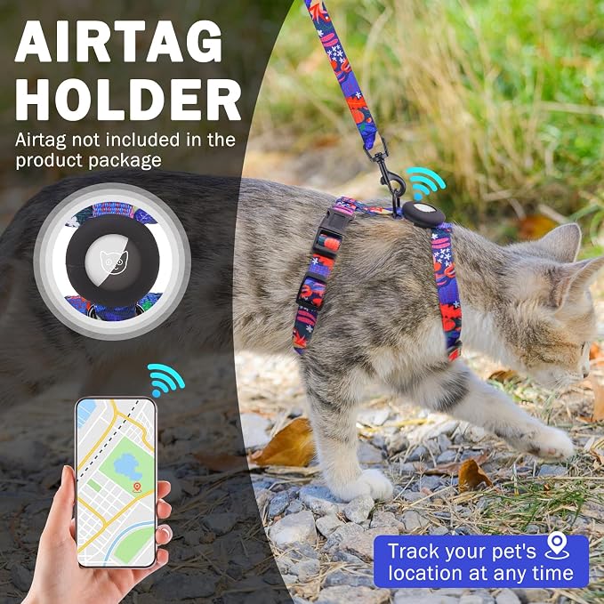 SCENEREAL Cat Harness and Leash Set Escape Proof - Image 2