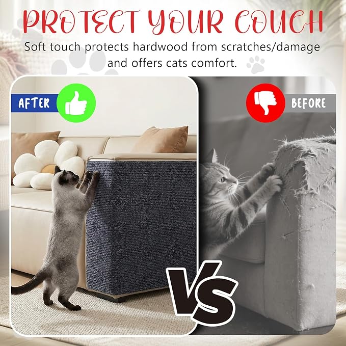 18 PCS Large Cat Scratch Furniture Protector, Couch Protector from Cat Claws - Image 5