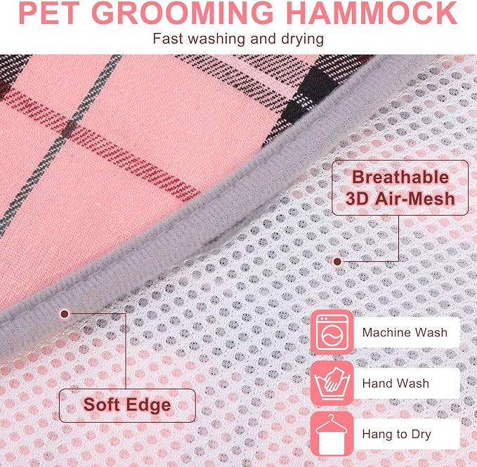 BEAUTYZOO Dog Grooming Hammock for Small Dogs Cat- Dog Sling for Nail - Image 6