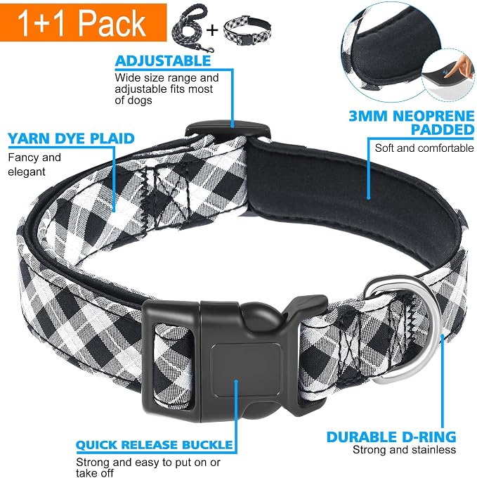 Reflective Dog Collar Padded - Image 3