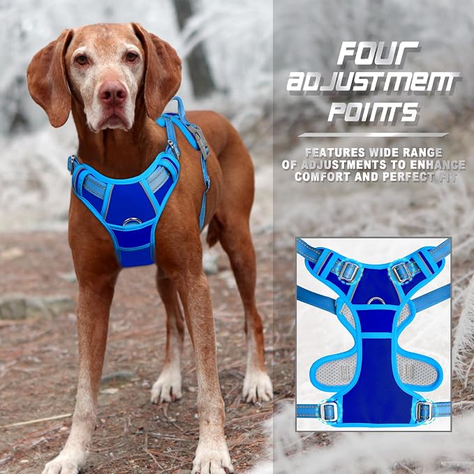 BARKBAY No Pull Dog Harness Front Clip Heavy Duty Reflective Easy Control Handle - Image 6