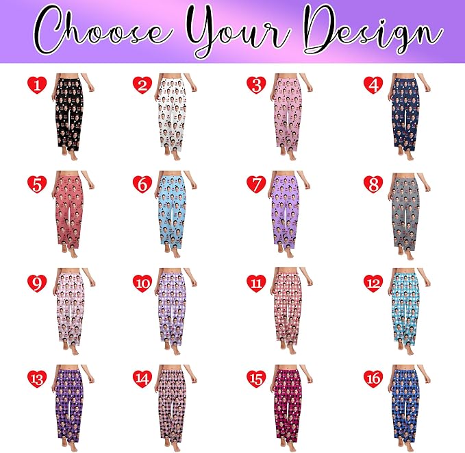 Artsadd Personalized Christmas Pajama Pants Socks - Image 3