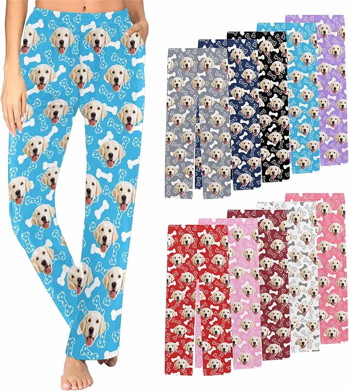 Customized Face Pajama Custom Pajama Pants by Unknown
